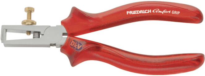 kim cach dien tuot day Friedrich 807166, Friedrich VDE wire stripping pliers 807166