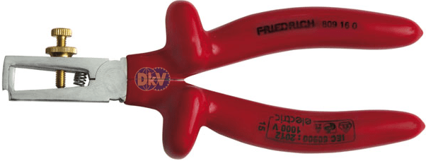 kim cach dien tuot day Friedrich 809160, Friedrich VDE wire stripping pliers 809160