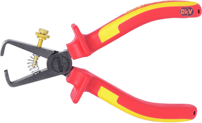 kim cach dien tuot day KS Tools 117.1114, KS Tools VDE WIRE STRIPPING PLIERS 117.1114
