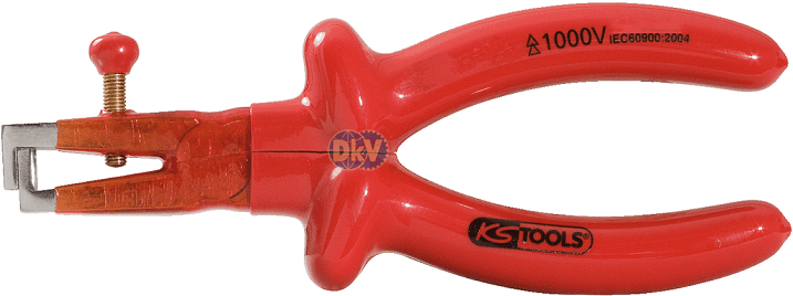 kim cach dien tuot day KS Tools 117.1713, KS Tools VDE WIRE STRIPPING PLIERS 117.1713
