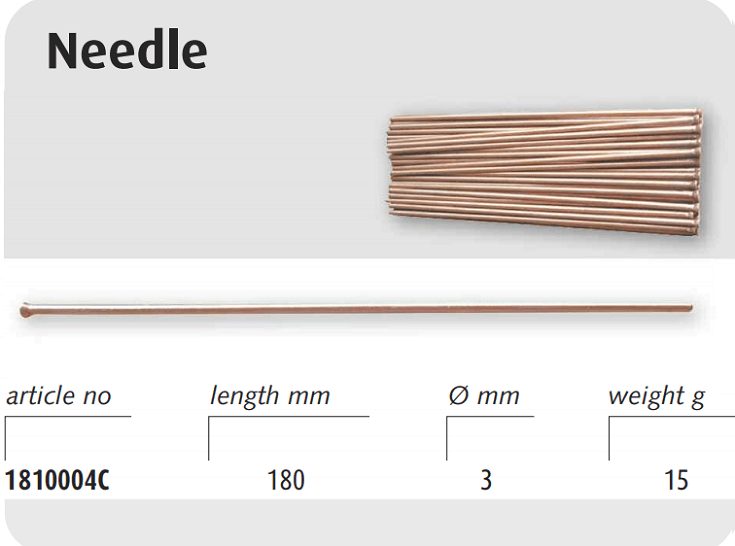 tuýp nối dài chống cháy nổ Endres 1810004C, Endres non sparking needle 1810004C