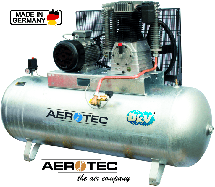 may nen khi Aerotec 1100-500 Z PRO - 10bar inkl. ST Schaltung verzinkt, Aerotec air compressor 1100-500 Z PRO - 10bar inkl. ST Schaltung verzinkt