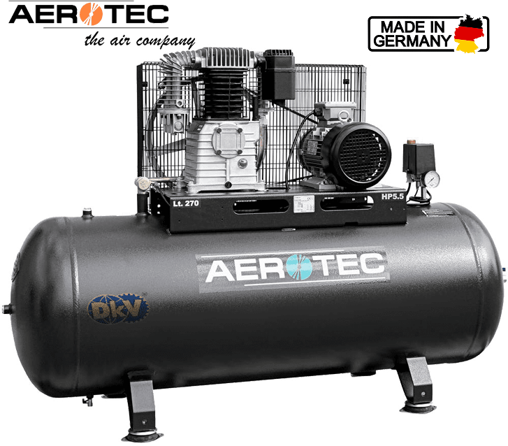 may nen khi Aerotec 650-270 PRO 10 bar liegend K25, Aerotec air compressor 650-270 PRO 10 bar liegend K25