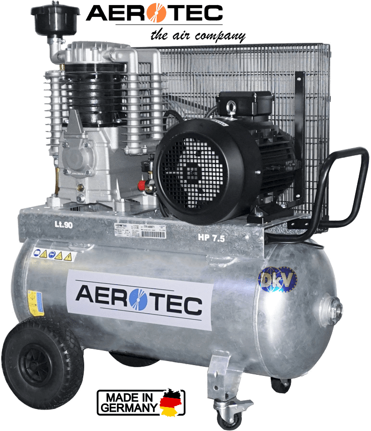 may nen khi Aerotec 890-90 Z PRO - 400 V verzinkt, Aerotec air compressor 890-90 Z PRO - 400 V verzinkt