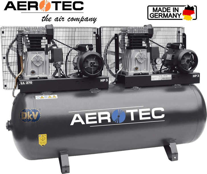 may nen khi Aerotec Tandem 600T-270 FT, Aerotec air compressor Tandem 600T-270 FT