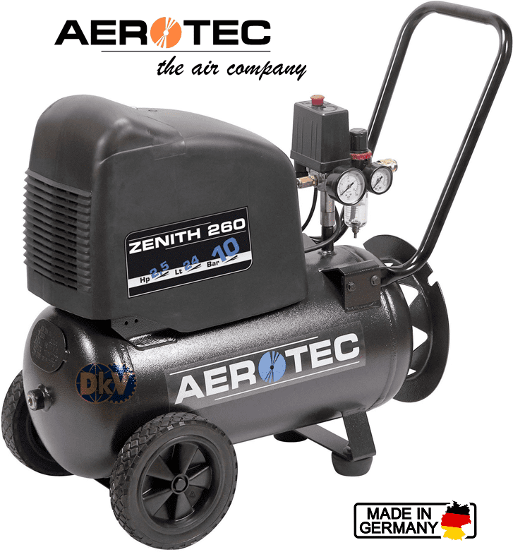 may nen khi Aerotec Zenith 260 PRO, Aerotec air compressor Zenith 260 PRO