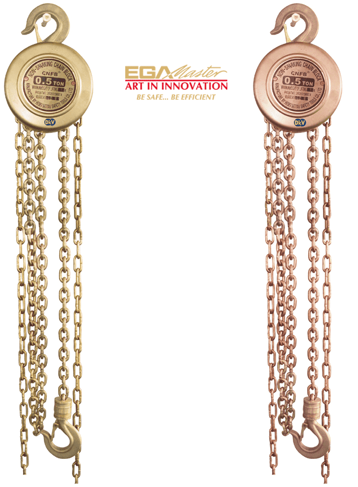 Pa lang chong chay no Egamaster 71640, Egamaster non sparking chain hoist 71640