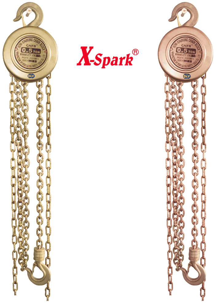 Pa lang chong chay no X-Spark 308-1010, X-Spark non sparking chain hoist 308-1010