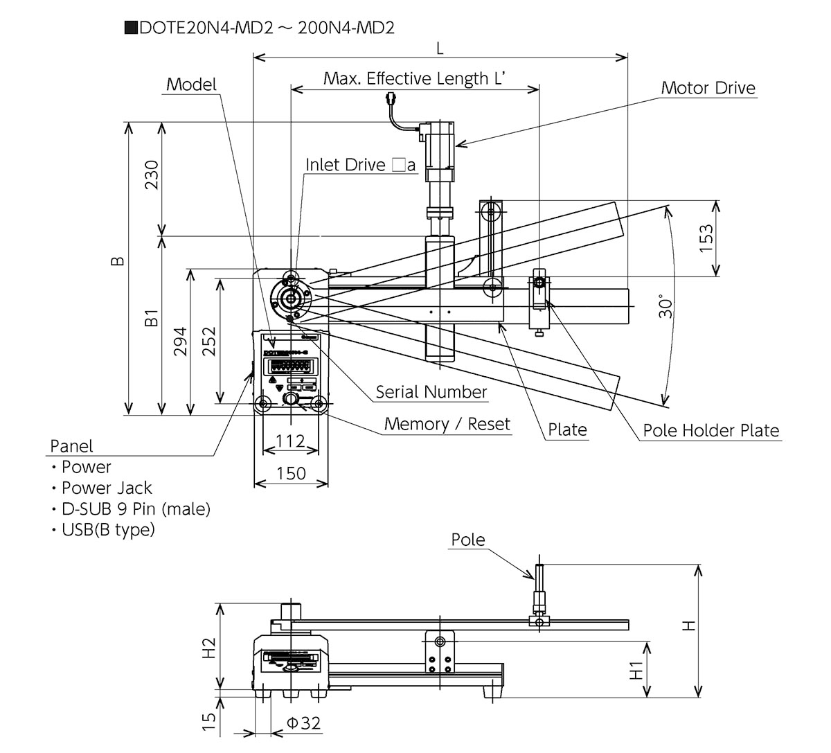 Thiết bị đo lực Tohnichi DOTE20N4-MD2-G, Thiết bị hiệu chuẩn lực Tohnichi DOTE20N4-MD2-G, Tohnichi torque tester DOTE20N4-MD2-G