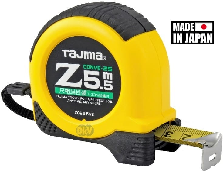 Thước cuộn dây Tajima ZC25-55SCB, Tajima tape measure ZC25-55SCB