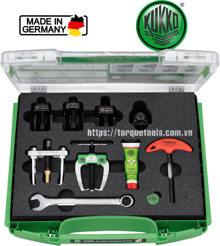 Bộ cảo cơ khí Kukko K-142/6, Kukko puller set K-142/6