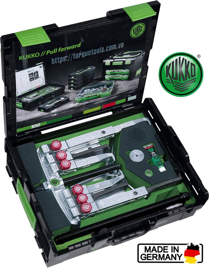 Bộ cảo cơ khí Kukko K-2030-20+S, Kukko 2-jaw puller set K-2030-20+S