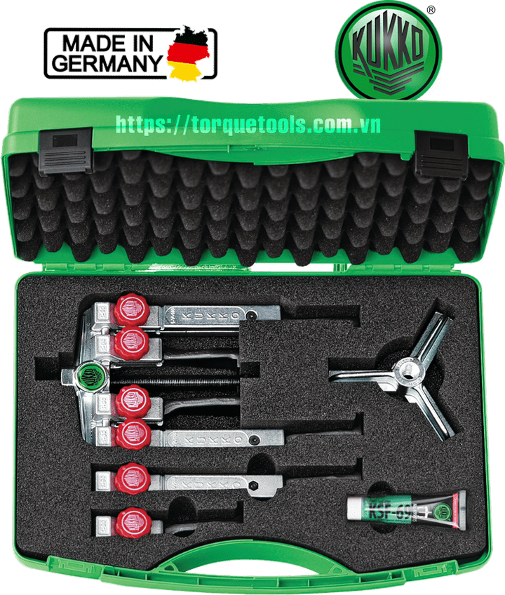 Bộ cảo cơ khí Kukko K-2030-20+S, Kukko 2-jaw/3-jaw puller set K-2030-20+S