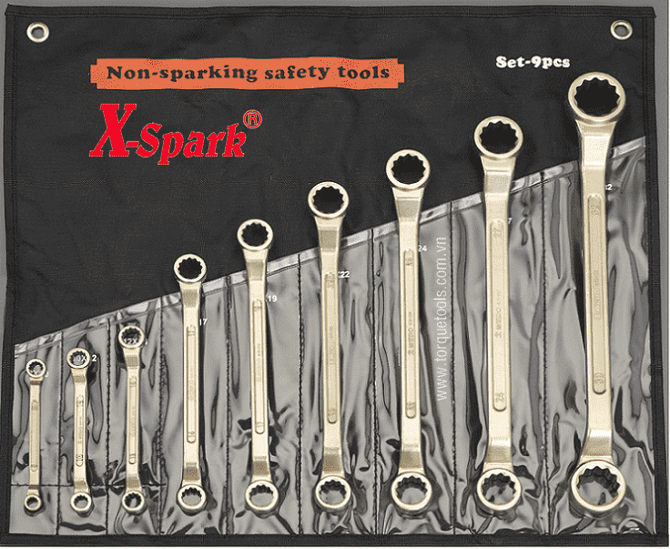 Bộ cờ lê chống cháy nổ X-Spark 148, X-Spark non sparking panners set 148