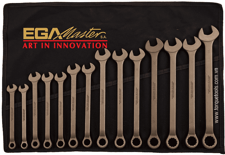 Bộ cờ lê chống cháy nổ Egamaster 76428 , Egamaster non sparking panners set 76428 