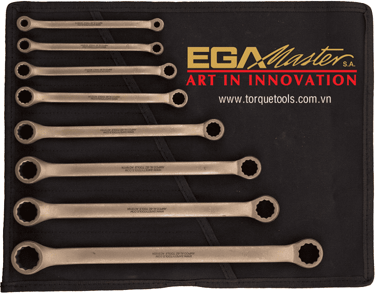 Bộ cờ lê chống cháy nổ Egamaster 76452 , Egamaster non sparking spanners set 76452 