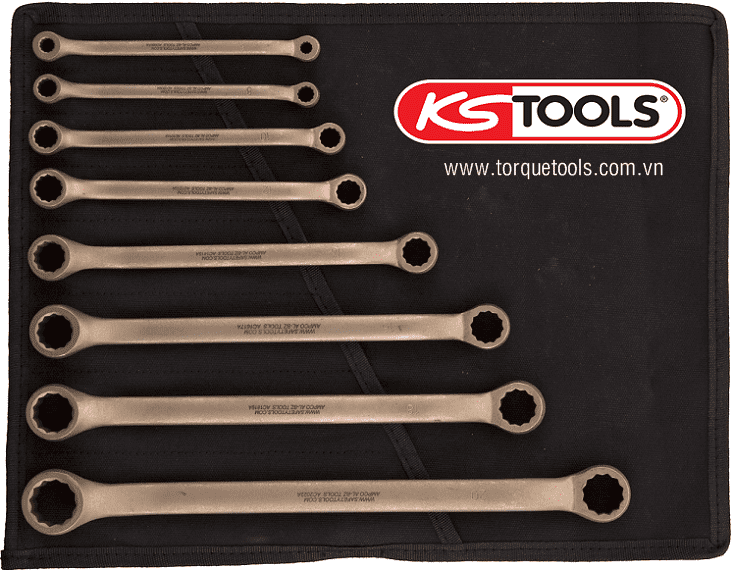 Bo co le chong chay no KS Tools 963.7477, KS Tools non sparking spanner set 963.7477