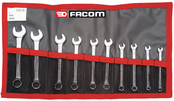bo co le vong mieng facom 39.JU10T ,  facom wrench set 39.JU10T