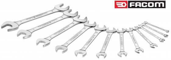 bo co le 2 đầu hở facom 44.JE16 , facom wrench set 44.JE16