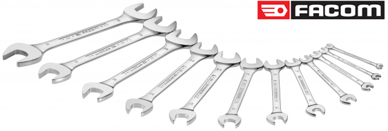 bo co le 2 đầu hở facom 44.P16E ,  facom wrench set 44.P16E