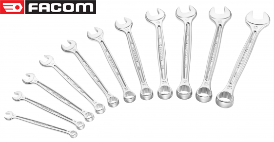 bo co le vong mieng facom 440.JE11 , facom wrench set 440.JE11