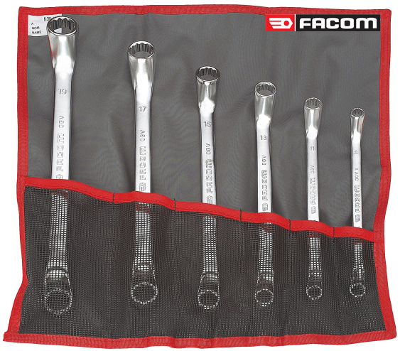 bo co le hai dau ho facom  55A.JN6T, facom wrench set  55A.JN6T