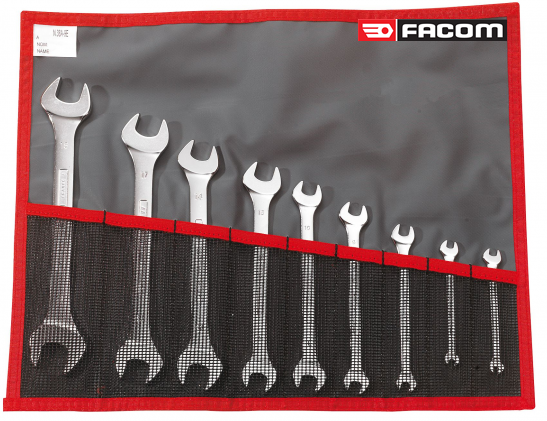 bo co le 2 đầu hở facom 44.JU8T ,  facom wrench set 44.JU8T