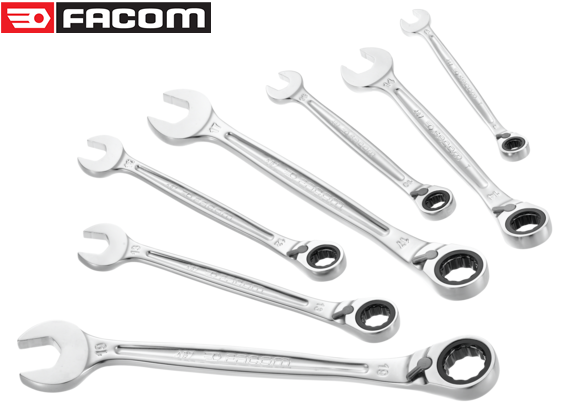 Bộ cờ lê vòng miệng Facom 467B.J7, Facom wrench set 467B.J7