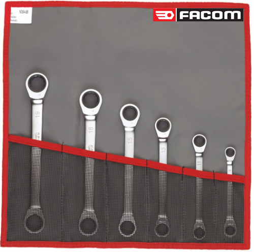 bo co le 2 dau ho facom 64.JU6T, facom wrench set 64.JU6T