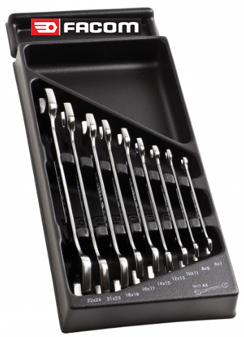 bo co le 2 đầu hở facom MOD.44-1 , facom wrench set MOD.44-1