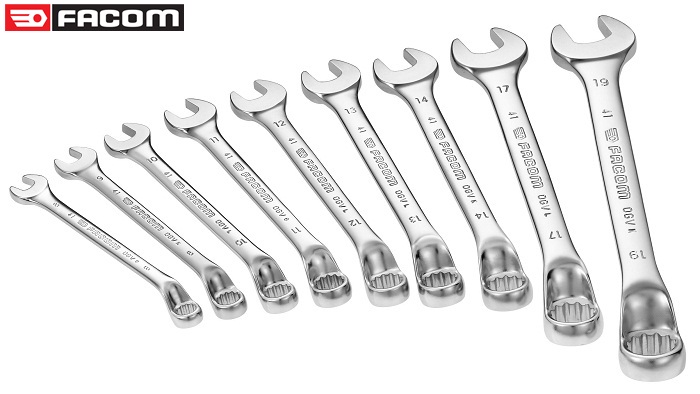 Bộ cờ lê vòng miệng Facom 41.JE9T, Facom wrench set 41.41.JE9T