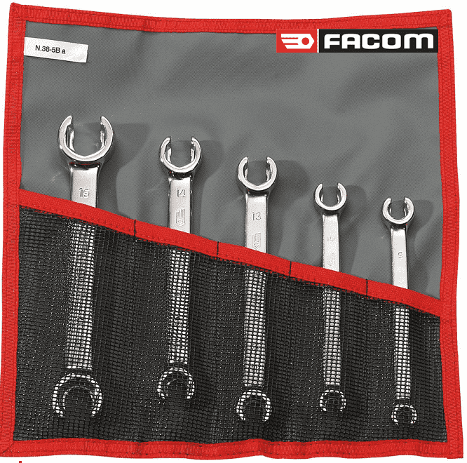 bo co le 2 dau ho facom 43.je5t, facom wrench set 43.je5t