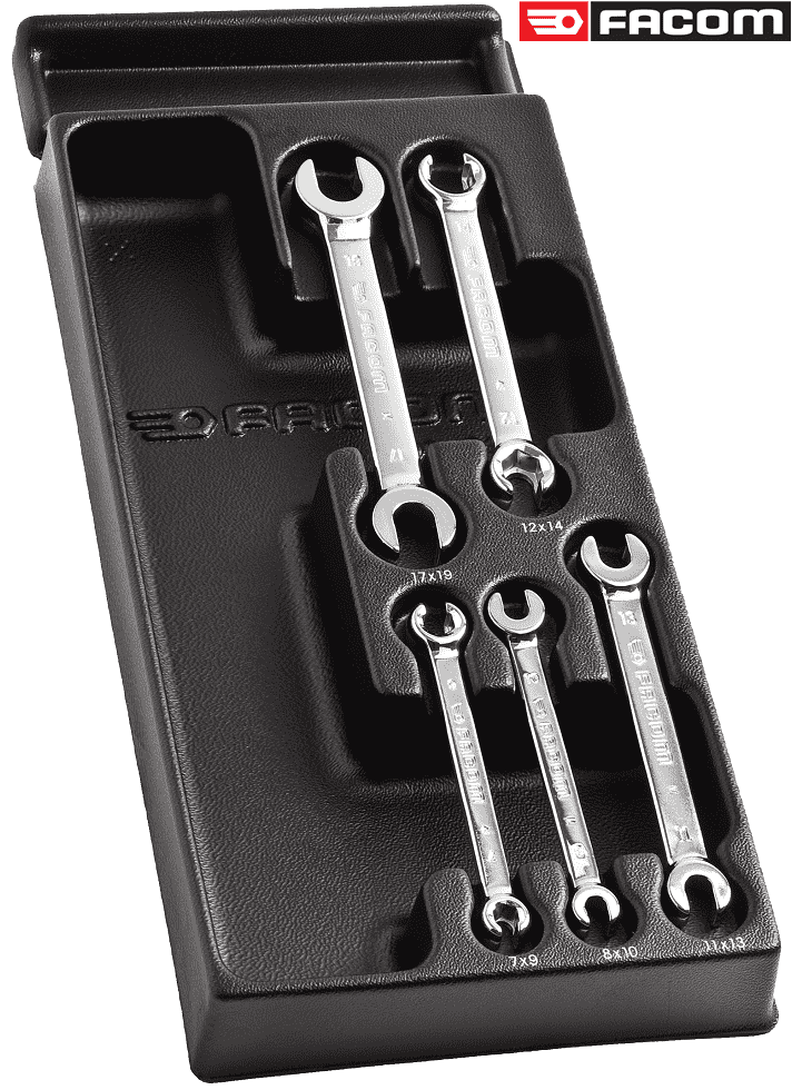 Bộ cờ lê 2 đầu hở Facom MOD.43, Facom wrench set MOD.43