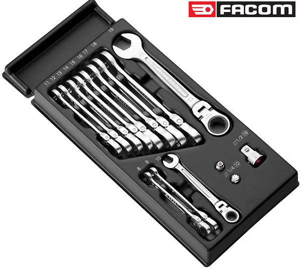 Bộ cờ lê vòng miệng Facom MOD.467BFJ12, Facom wrench set MOD.467BFJ12