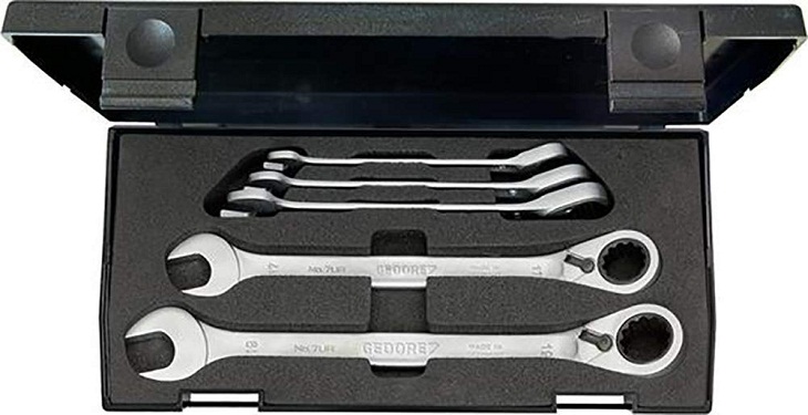 Bộ cờ lê vòng miệng Gedore 7 UR-005, Gedore combination spanners set  7 UR-005