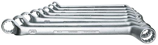 Bộ cờ lê tròng Gedore 2-100, Gedore double ended ring spanner set 2-100