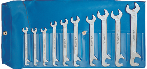 Bộ cờ lê 2 đầu hở Gedore 8-0100, Gedore combination spanners set 8-0100