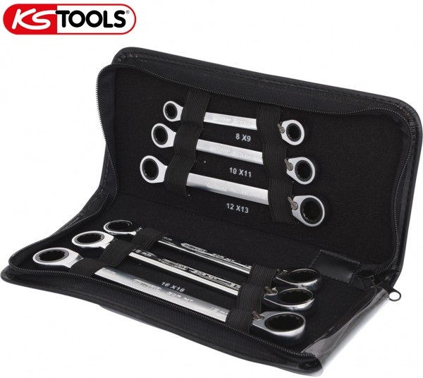 bo co le 2 đầu hở ks tools 503.4580 , ks tools wrench set 503.4580