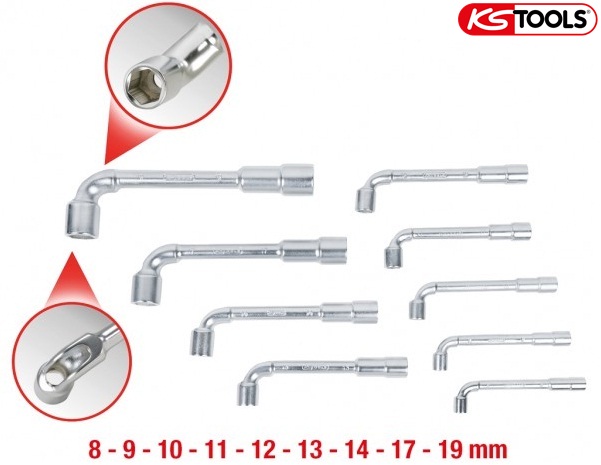 bo co le 2 đầu hở ks tools 517.0450 , ks tools wrench set 517.0450