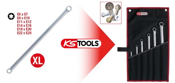 bo co le 2 đầu hở ks tools 518.0930 , ks tools wrench set 518.0930