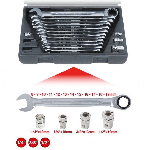 bo co le vong mieng ks tools 503.4266, ks tools wrench set 503.4266
