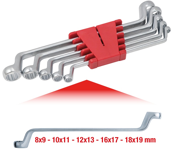 bo co le 2 đầu hở ks tools 515.0295 , ks tools wrench set 515.0295