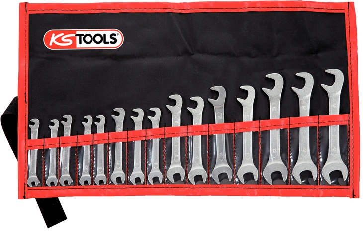 bo co le 2 đầu hở ks tools 517.1700, ks tools wrench set 517.1700