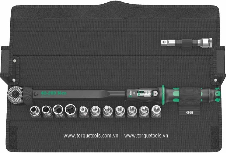 Bộ cờ lê lực Wera 05075680001, bộ cờ lê siết lực Wera 05075680001, Wera torque wrench set 05075680001