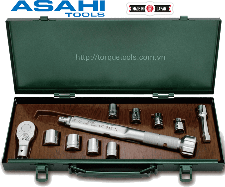 bo co le siet luc asahi LCV2000, asahi torque wrench set LCV2000