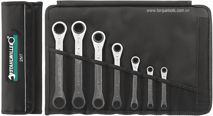 Bộ cờ lê hai đầu tròng Stahlwille 96415601 , Stahlwille combination spanners set 96415601