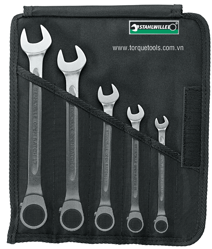 Bộ cờ lê miệng hở/tròng Stahlwille 96411712 , Stahlwille combination spanners set 96411712 