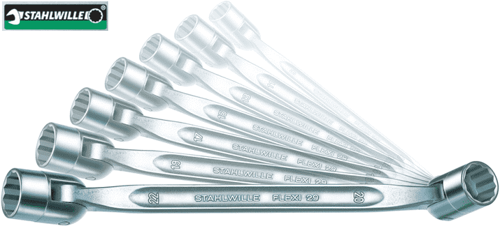 Bộ cờ lê hai đầu tròng Stahlwille 96430101 , Stahlwille combination spanners set 96430101 
