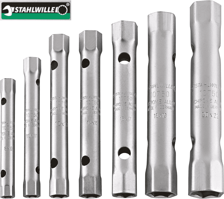 Bộ cờ lê ống đầu lục giác Stahlwille 96431205, Stahlwille combination spanners set 96431205