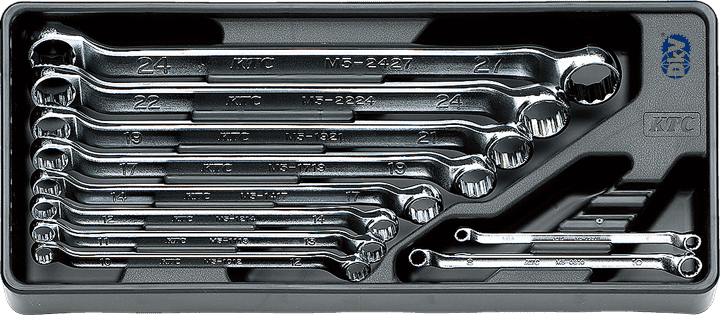 Bộ cờ lê ktc TM510 , ktc combination reversible ratcheting wrench set TM510 